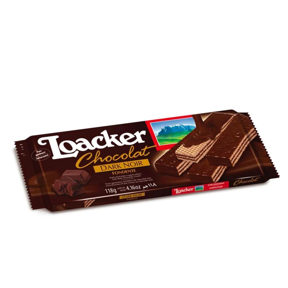 Loacker Chocolat Fondente Dark Noir/Dark Chocolate